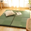 【BELLE VIE】日式和風 九宮格 - 天然藺草可折疊透氣涼蓆 / 涼墊 / 和室墊 / 客廳墊(195x195cm)