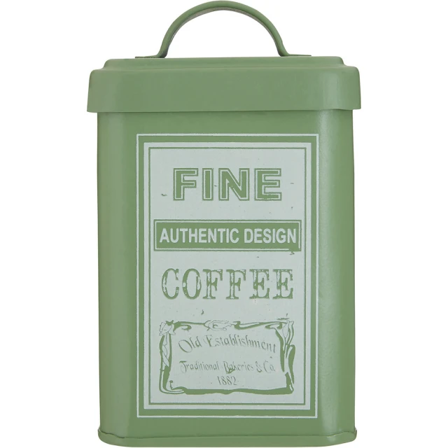 【Premier】Whitby咖啡密封罐 綠900ml(保鮮罐 咖啡罐 收納罐 零食罐 儲物罐)