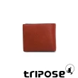 【tripose】進口牛皮對開短夾(深駝)