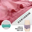 【Heimelig 直立棉】台灣製彈力舒柔透氣親膚蕾絲中高腰內褲(M-2L)