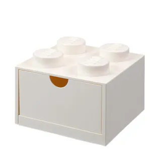 【Room Copenhagen】樂高 LEGO 樂高桌上型四凸抽屜收納箱-白色(40201735)