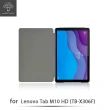 【Metal-Slim】Lenovo Tab M10 HD TB-X306F(仿小牛皮三折磁吸站立皮套)