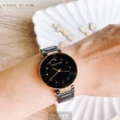 【ANNE KLEIN】ANNE KLEIN安妮克萊恩女錶型號AN00344(黑色錶面玫瑰金錶殼深黑色陶瓷錶帶款)