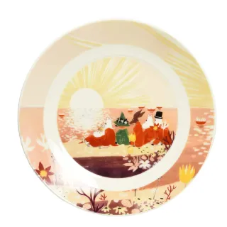 【yamaka】日本製MOOMIN餐盤-夕陽(平輸品)