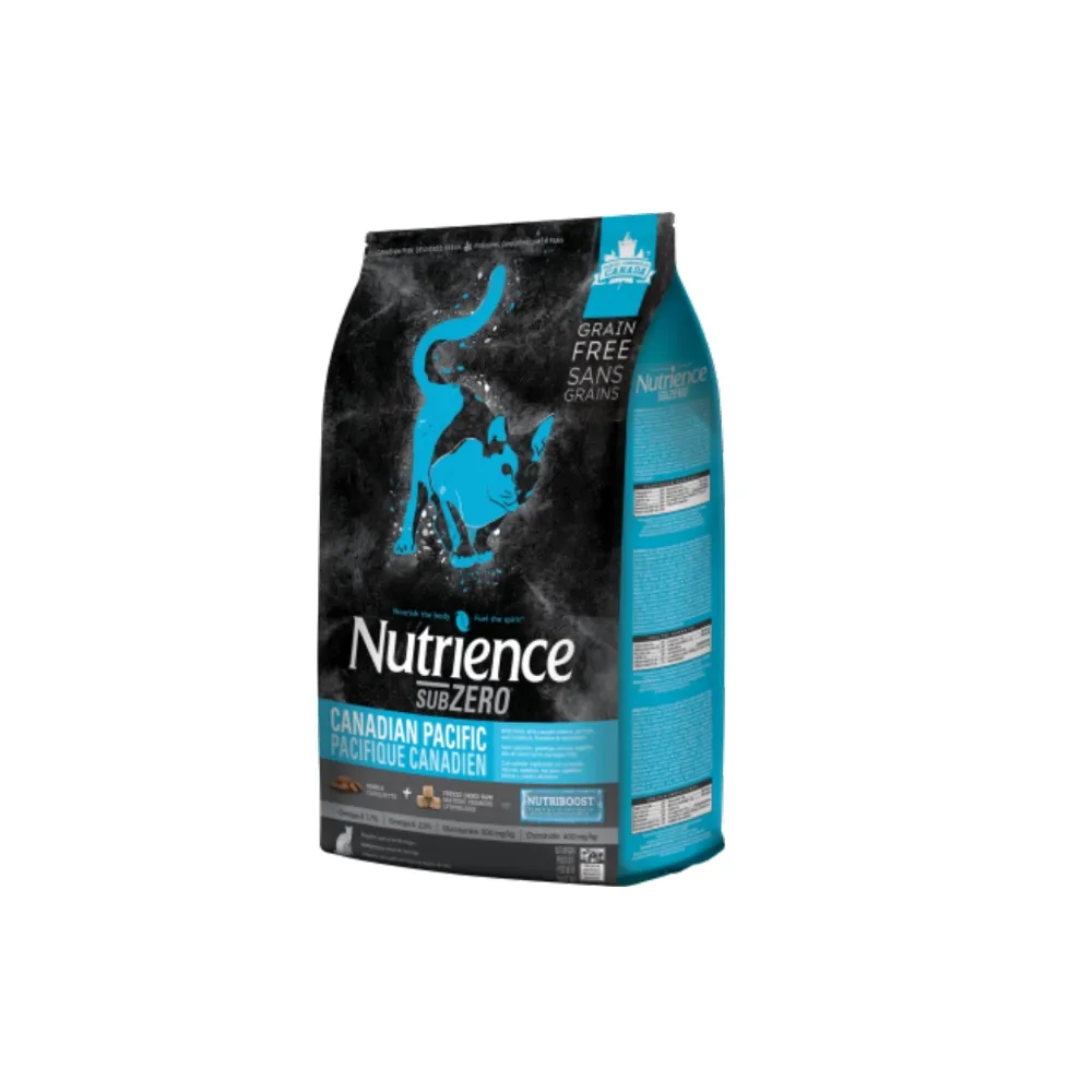 【Nutrience 紐崔斯】SUBZERO頂極無穀貓+凍乾（七種魚）2.27kg(貓糧、貓飼料、貓乾糧)