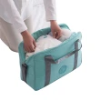 【PUSH!】旅遊用品可固定套在拉杆箱上防水手提行李包挎肩背包便攜行李收納包(S53)
