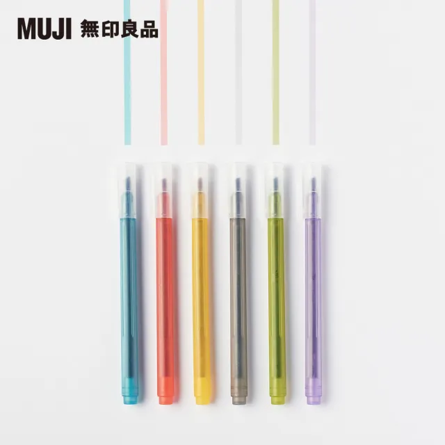 【MUJI 無印良品】淡彩螢光筆/淡藍