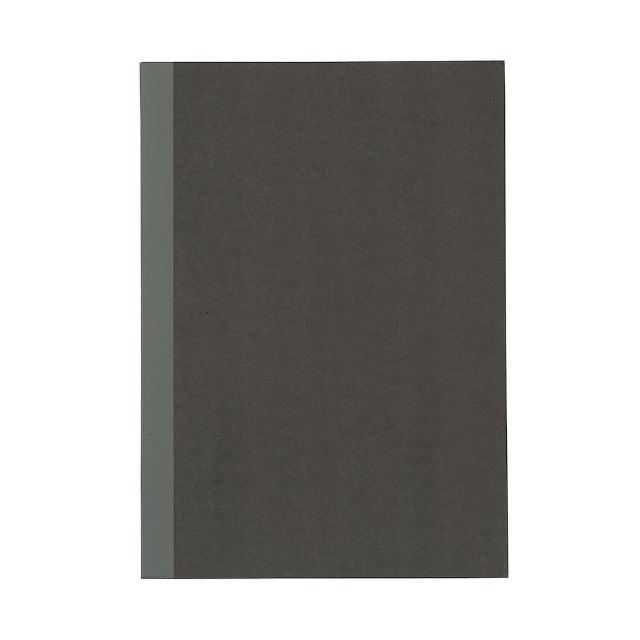【MUJI 無印良品】筆記本/5mm方格/.線裝/30張.B5.深灰