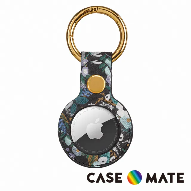 【CASE-MATE】AirTag專用吊飾鑰匙圈 Case●Mate x Rifle Paper Co.(花園派對 - 藍)