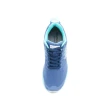 【WALKING ZONE】女 天痕W系列 飛線編織增高休閒鞋 女鞋(水藍)