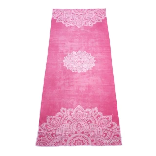 【Yoga Design Lab】Yoga Mat Towel 瑜珈鋪巾 - Mandala Rose(濕止滑瑜珈鋪巾)
