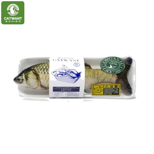 【CATWANT 貓咪旺農場】Seafood 大鮮魚系列（CWF-103-30/ CWF-104-30）(貓玩具/貓薄荷/木天蓼)