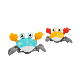 【Playful Toys 頑玩具】螃蟹戲水玩具(水陸兩用 玩水 發條玩具)