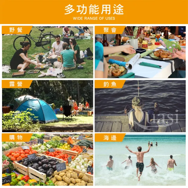 【Quasi】歐思樂摺疊保冷保溫袋L(保鮮袋/保冰袋/保溫袋)