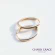 【CHARIS & GRACE 佳立思珠寶】14K Norm core Oval-Shaped Earring 金屬冷淡風橢圓耳扣耳環