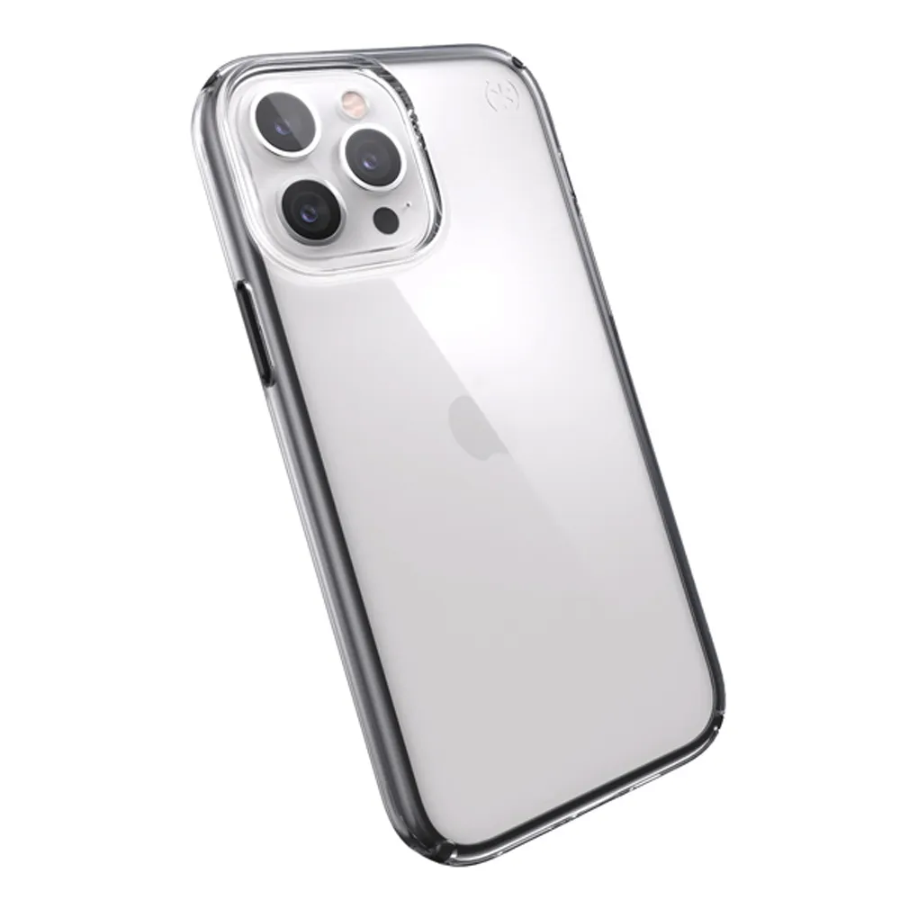 【Speck】iPhone 13 Pro Max 6.7” Presidio Perfect-Clear Geo 透明抗菌4米防摔保護殼 黑框(iPhone保護殼)