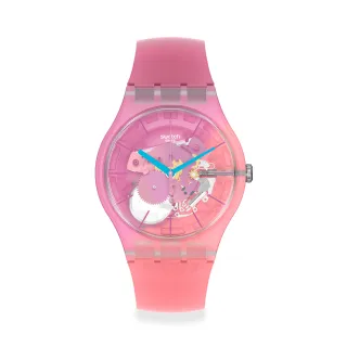 【SWATCH】New Gent 原創系列手錶SUPERCHARGED PINKS 粉紅香檳 瑞士錶 錶(41mm)