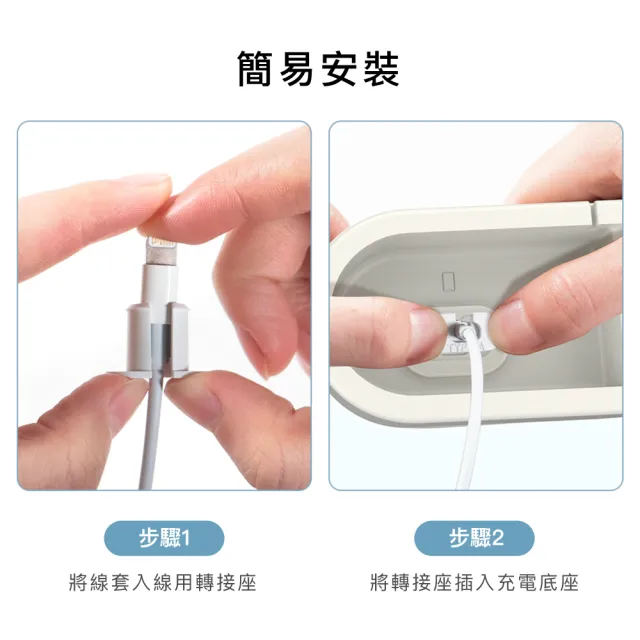 【AHAStyle】AirPods 三合一矽膠充電集線底座 白色(AirPods Pro/ Apple Watch /iPhone)