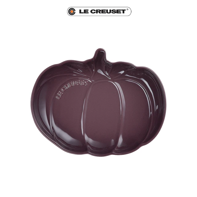 【Le Creuset】瓷器南瓜盤-中(無花果)