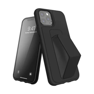 iPhone 13 Pro 6.1吋 強力磁吸純色立架支架手機殼保護套 黑色款(13pro保護套 13pro手機殼)