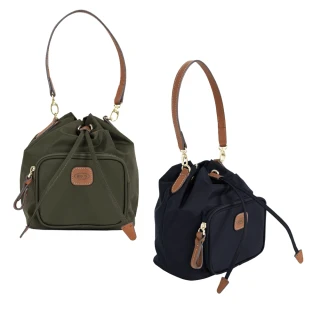【BRIC S】義大利時尚 X-Bag 二合一手提肩背桶包(肩背包 手提包)
