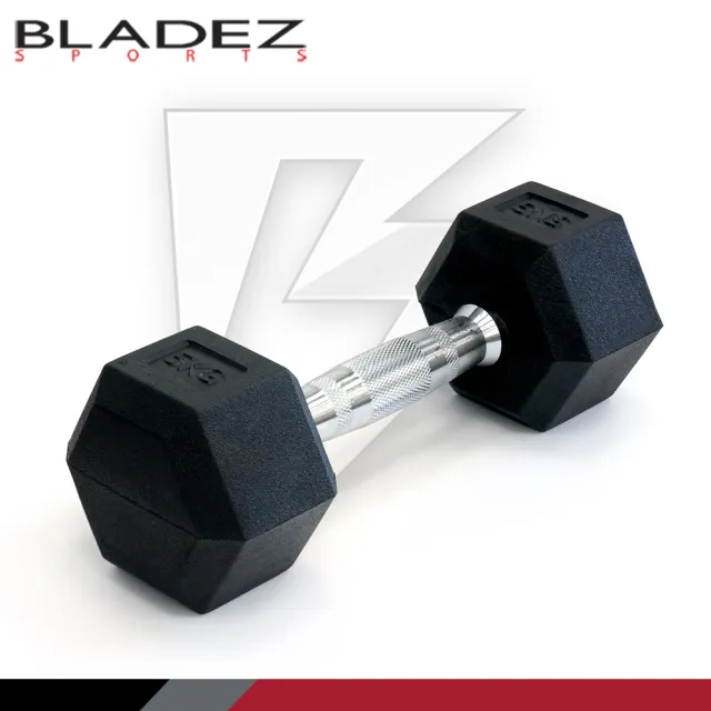 【BLADEZ】六角包膠啞鈴-5KG(二入組)