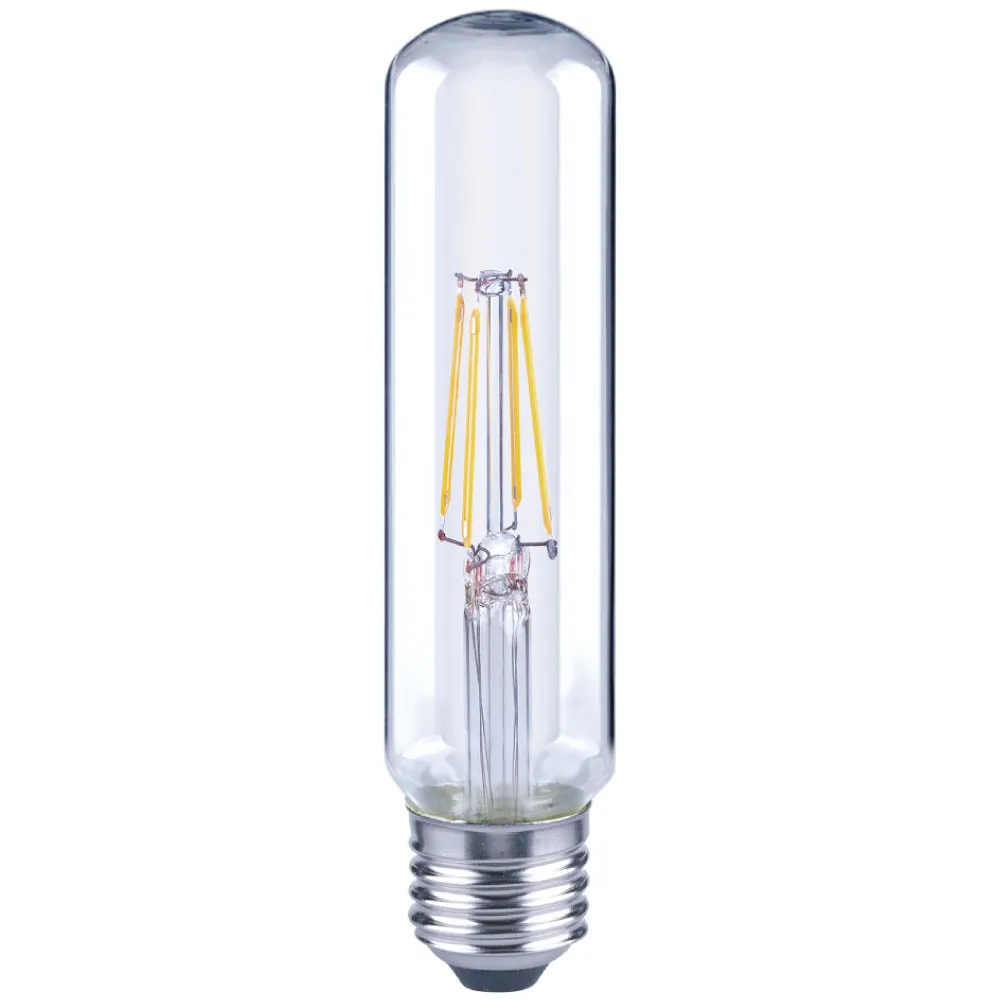【Luxtek樂施達】買四送一  LED 短條型燈泡 全電壓 6.5W E27 黃光 5入(燈絲燈 仿鎢絲燈 同8W LED燈)