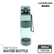 【LocknLock 樂扣樂扣】買一送一-Tritan優質矽膠提帶運動水壺/580ml(三色任選/一鍵彈蓋吸管水瓶)