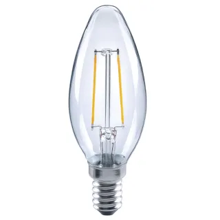 【Luxtek樂施達】買四送一 LED 蠟燭型燈泡 全電壓 2.5W E14 黃光 5入(C35C_WW2.5W E14 F30 水晶吊燈適用)
