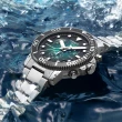 【TISSOT 天梭 官方授權】Seastar 1000海星300米潛水三眼計時錶-45.5mm/綠 母親節 禮物(T1204171109101)