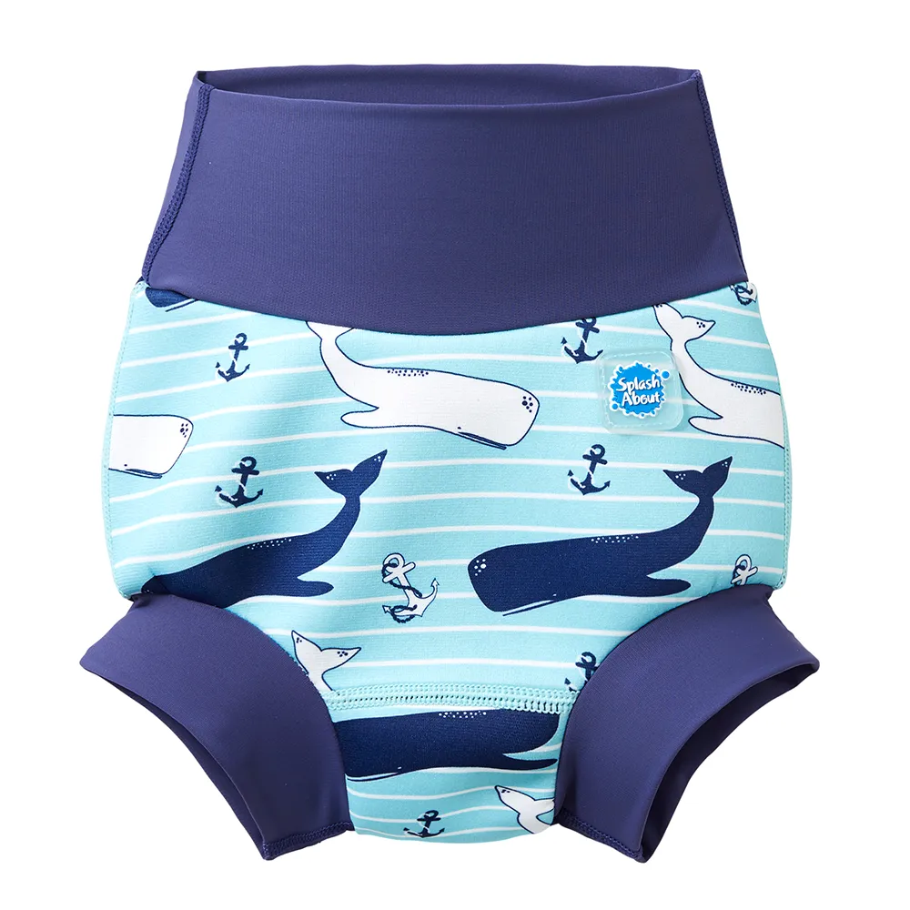 【Splash About 潑寶】尿布褲 3D 游泳- 海洋鯨魚(嬰兒泳褲)