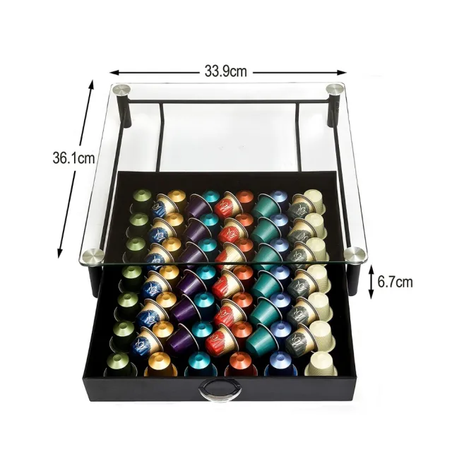 【CAXXA】Nespresso 膠囊咖啡機收納架(Nespresso 咖啡膠囊  膠囊咖啡架 膠囊儲存 膠囊展示) 