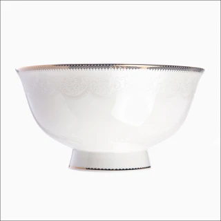 【HOLA】貝蕾骨瓷高腳麵碗20.5cm