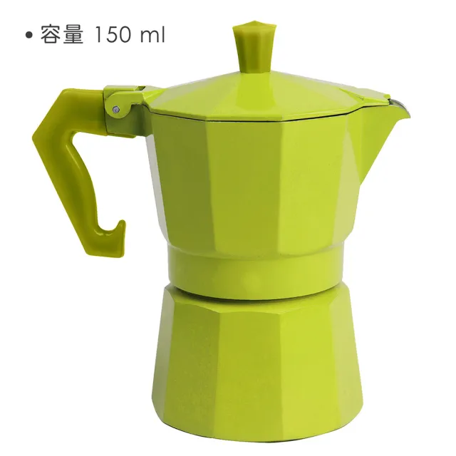 【EXCELSA】Chicco義式摩卡壺 綠3杯(濃縮咖啡 摩卡咖啡壺)