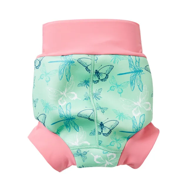 【Splash About 潑寶】尿布褲 3D 游泳- 花漾蜻蜓(嬰兒泳褲)
