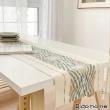 【Dido home】現代簡約棉麻長桌巾桌旗 裝飾桌布-悠藍(HM099)