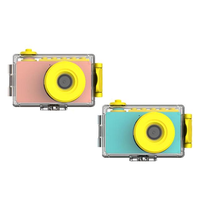 myFirst Camera 2 是專為兒童設計的防水兒童相機,採用1/3吋CMOS感測器,提供Full HD高解析度及500萬畫素,輕巧重量僅0g~200g,無觸控螢幕操作簡單,支援MicroSD記憶卡。具防水功能,適合兒童戶外玩樂學習攝影。公司貨正品,一年保固,上官網登入享保障。配件包含Micro USB充電線、矽膠保護套、防水保護殼、兒童趣味貼紙*2、頸部掛繩、16GB microSD記憶卡、讀卡機及說明書。讓孩子輕鬆捕捉美好時刻! myFirst Camera 2 防水兒童相機 Full HD 500萬畫素 玩具相機 兒童防水數位相機 適合兒童學習攝影