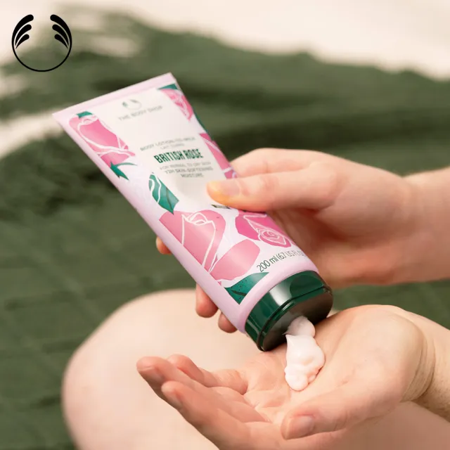 【THE BODY SHOP 美體小舖】英皇玫瑰嫩膚身體潤膚乳-200ML(身體乳)