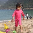 【Splash About 潑寶】兒童 連身泳裝 防寒 抗UV-陽光櫻花-2-8歲(兒童泳裝)