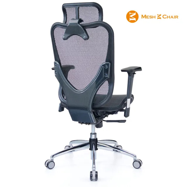 【Mesh 3 Chair】華爾滋人體工學網椅-精裝版-酷黑(人體工學椅、網椅、電腦椅、主管椅)