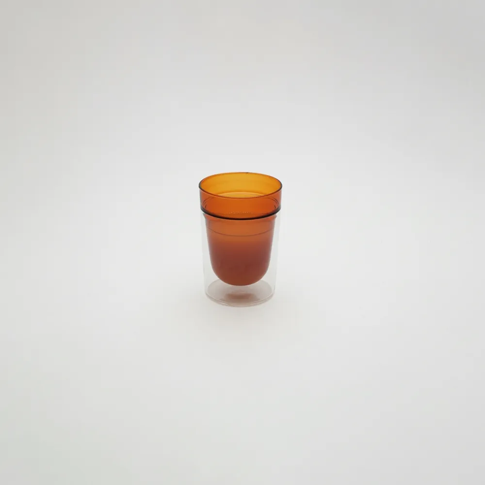 【smith&hsu】白毫雙層玻璃杯(琥珀 210ml)