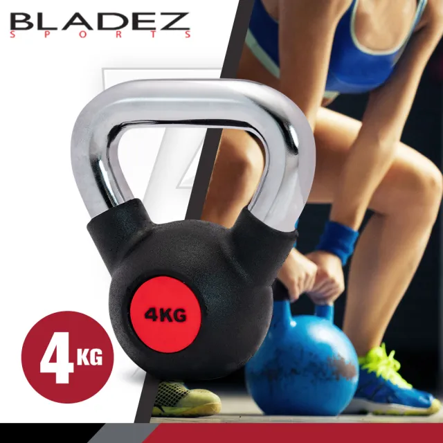 【BLADEZ】BM2.1包膠壺鈴-4KG