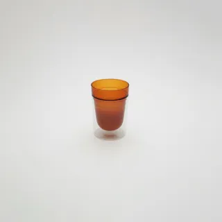 【smith&hsu】白毫雙層玻璃杯(琥珀 320ml)