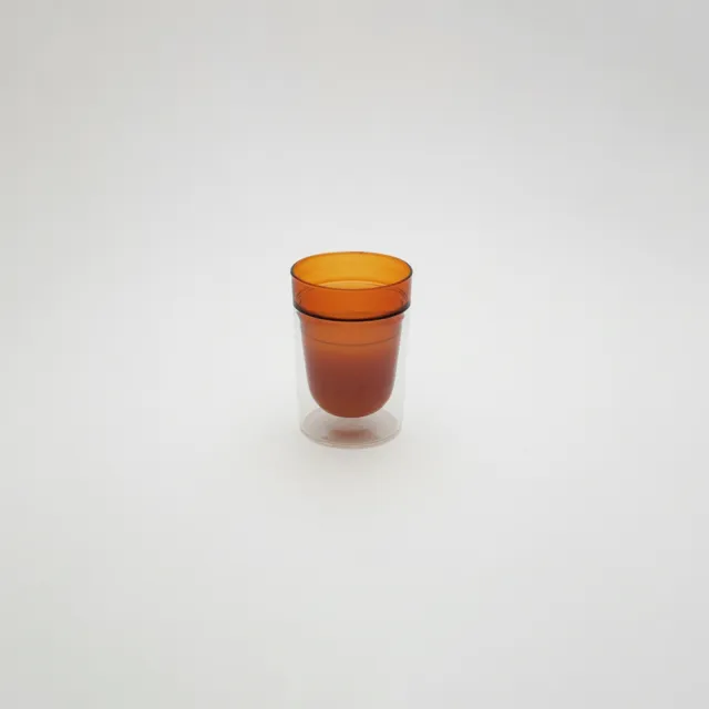 【smith&hsu】白毫雙層玻璃杯(琥珀 320ml)