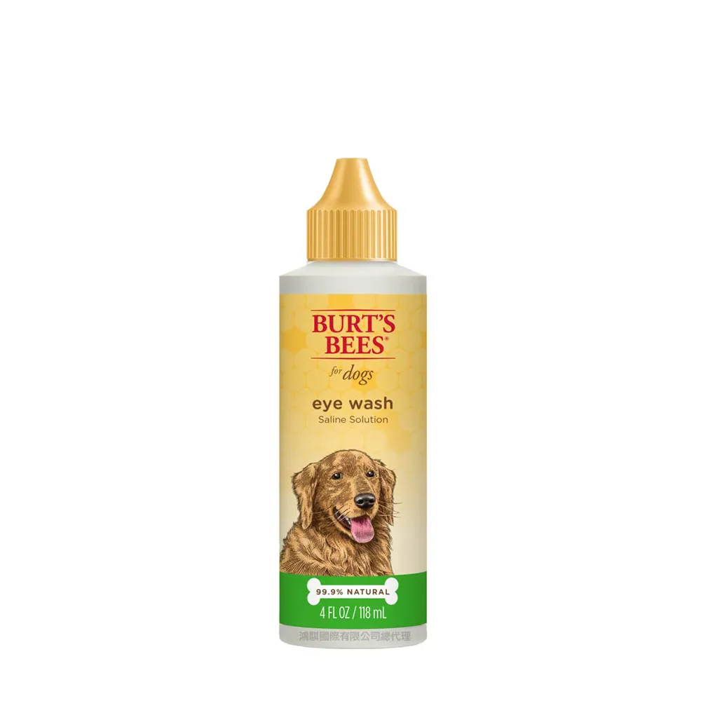 【Burt’s Bees 小蜜蜂爺爺】小蜜蜂爺爺 水感洗潤寵物潔眼液 寵物眼睛清潔液 寵物眼液 4oz x3