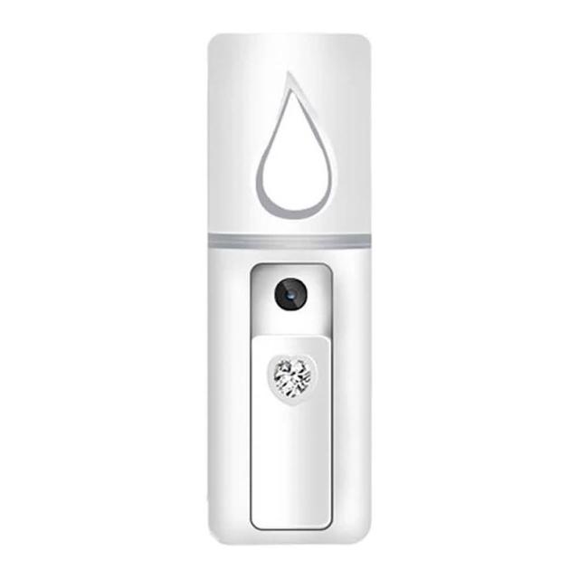奈米分子保濕噴霧器 補水儀 USB充電(20ml-白色/粉色)