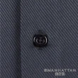 【Manhattan 美好挺】超細纖維吸濕排汗襯衫-黑(Slim修身版)