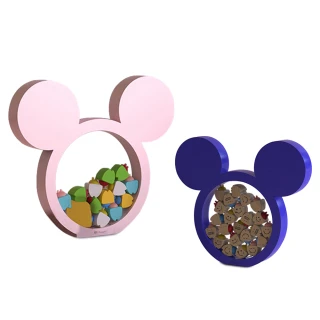 【Disney 迪士尼】米奇 乳牙收納盒 寶寶胎毛髮 臍帶瓶 保存紀念盒(米妮 小熊維尼 平輸品)