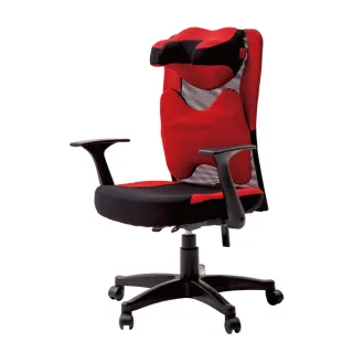 【完美主義】卡特3D立體舒適頭枕高背電腦椅/辦公椅/書桌椅(六色可選)