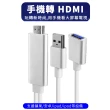 【JHS】手機轉HDMI影音傳輸線 Apple/Android/Type-c MHL通用型